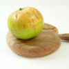 handmade wooden apple shaped mini chopping board