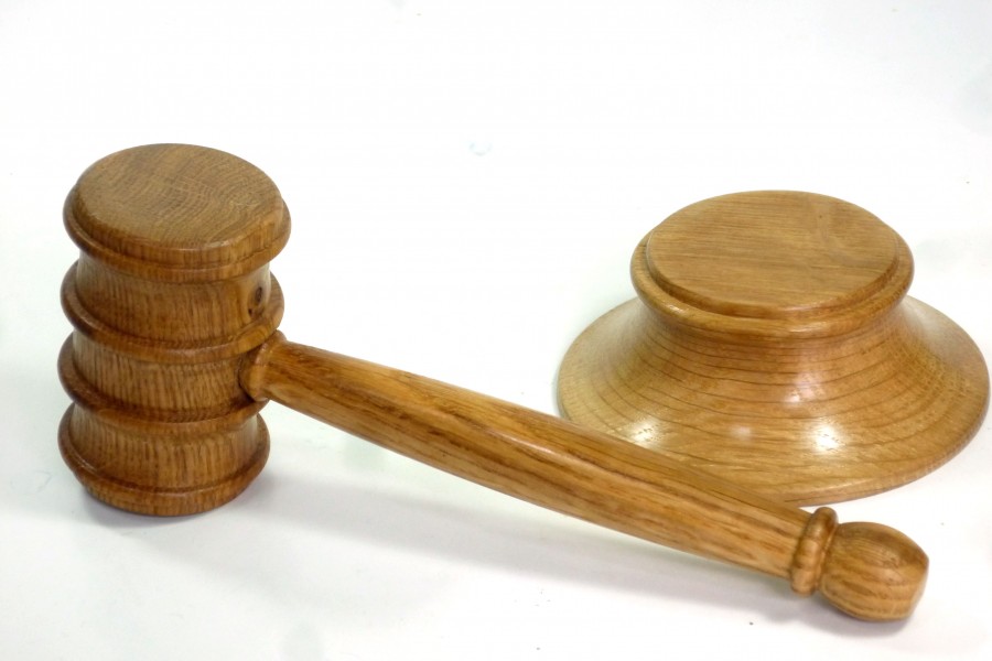 Wooden Gavel & Block English Oak Tommy Woodpecker Woodworks