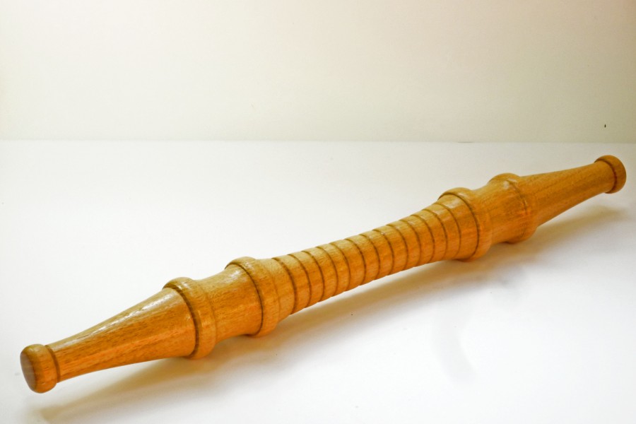 Wooden baton in Acacia Mason's or Matron's Tommy Woodpecker Woodworks