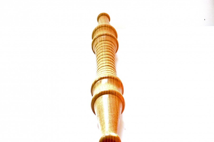 Wooden baton in Acacia Mason's or Matron's Tommy Woodpecker Woodworks