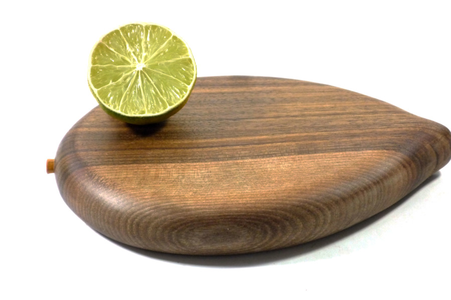 Wooden Mini Chopping or Cutting Boards Lemon Shaped 7" Tommy