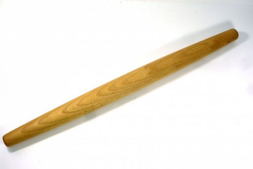 handmade slimline tapered rolling pin English Oak