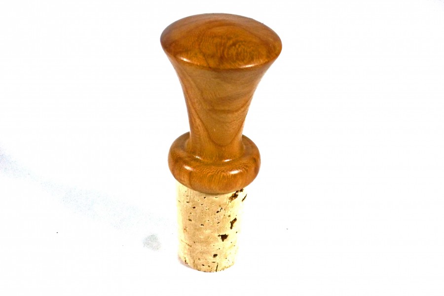 spalted-elm-wooden-wine-stopper-with-cork