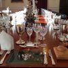 Presentation gavel at the top of the Captain's table