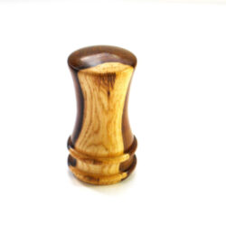 Handmade palm gavel English Laburnum two tone effect in the grain