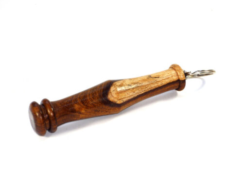 Handmade kubotan keyring English Laburnum