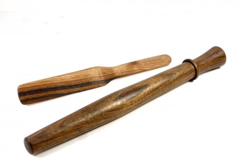 walnut wood spreader and spurtle