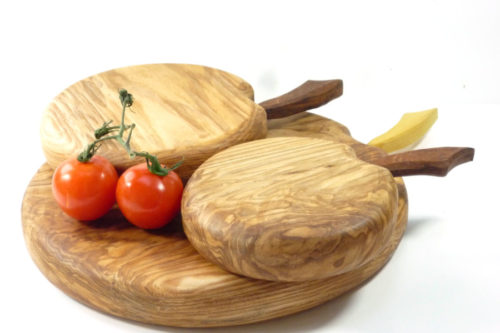 wooden chopping boards handmade apple shape set of 3