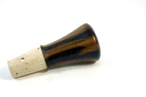 Tasmanian Blackheart Sassafras and cork wine stopper