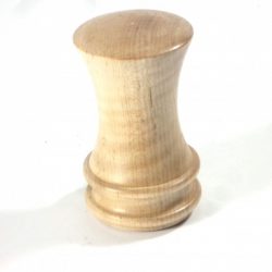 handmade wooden palm gavel quilted maple