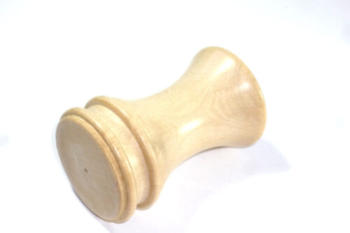Handmade palm gavel English Quilted Sycamore