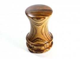 Handmade palm gavel in Zebrano wood