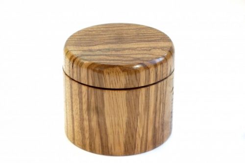 handmade swivel magnetic top Zebrano wood