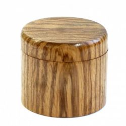 handmade swivel magnetic top Zebrano wood