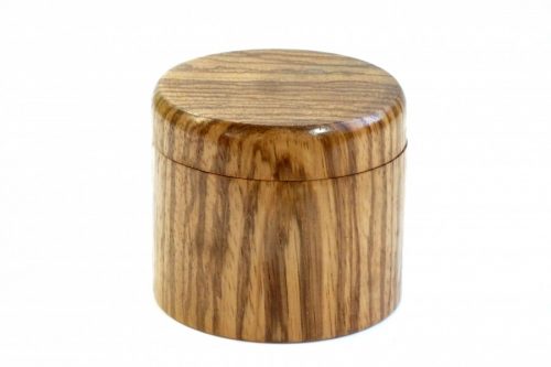 handmade swivel magnetic top Zebrano wood