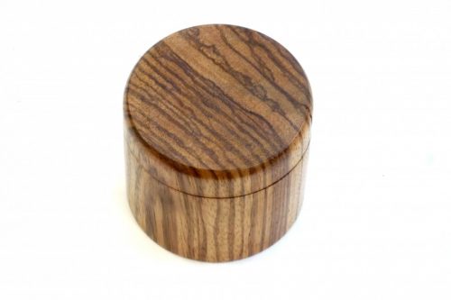 handmade swivel magnetic top Zebrano wood