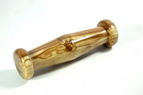 Handmade Yawara stick in Welsh Spalted Crab apple