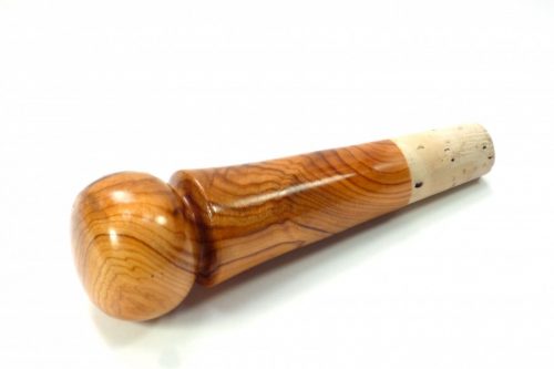 Bobble top wine stopper handmade English Yew