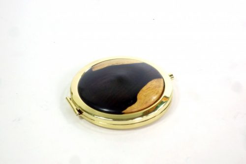 Compact with African Blackwood top and 2 mirrors