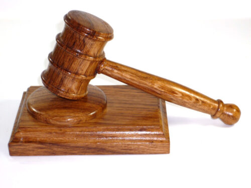 Handmade presentation gavel and block English Brown Oak