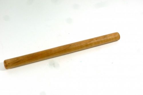 handmade wooden Asian Style dowel rolling pin in English Wild Cherry