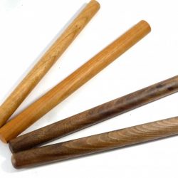 Selection of handmade wooden Asian style dowel rolling pins