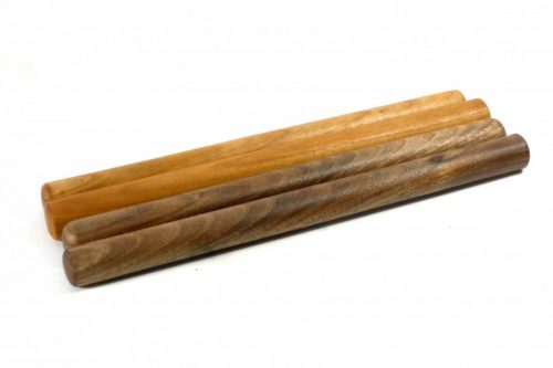Selection of handmade wooden Asian style dowel rolling pins