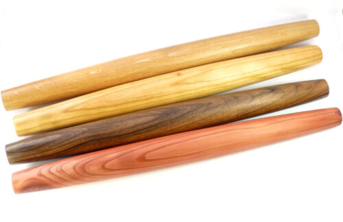 Handmade French Style tapered rolling pins in selection of specially selected woods