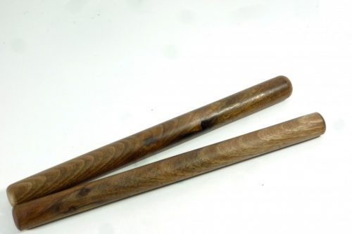 Pair of handmade wooden Asian Style dowel rolling pins in English Walnut