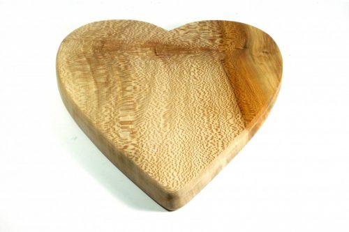 Handmade hand cut wooden chopping board English Lacewood