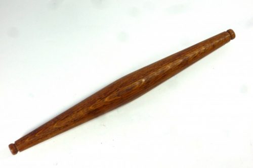 handmade tapered wooden rolling pin Indian style English Brown Oak