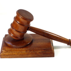 Handmade presentation gavel and block Mahogany wood