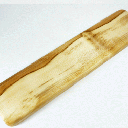 Handmade wooden rectangular chopping board one piece no joins in English Spalted Sycamore