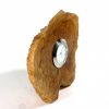 Handmade wooden clock Australian Brown Mallee Burr wood Quarts clock movement