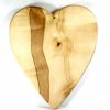 handmade hand cut chopping board heart shaped in English Spalted Sycamore
