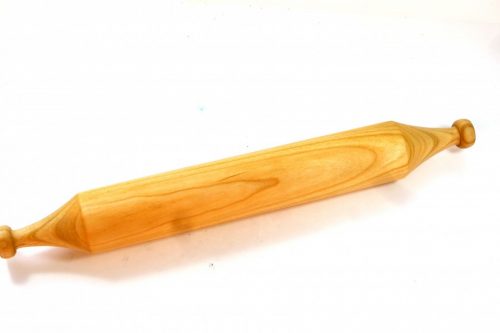 handmade wooden rolling pin New England Style in English Wild Cherry