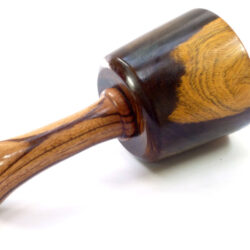 Carving mallet vintage lignum vitae Zebrano handle