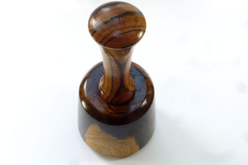 Carving mallet vintage lignum vitae Zebrano handle