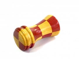 16 Part Palm Gavel Pink Ivory and Yellowheart wood