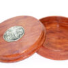 Handmade Trinket box keepsake box Bubinga wood pewter inlay