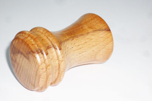 Handmade palm gavel naturally coloured beech