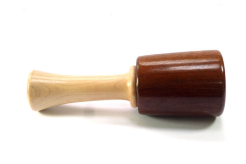 Lightweight carving mallet knob thorn and maple