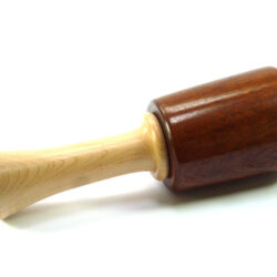 Lightweight carving mallet knob thorn and maple