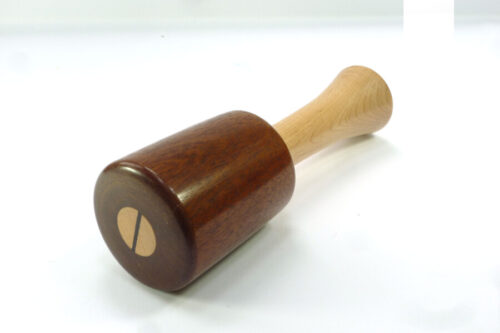 Lightweight carving mallet knob thorn and maple