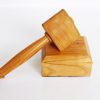Handmade classic Mason's gavel and block English Wild Cherry