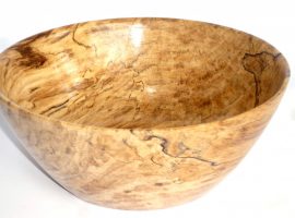 Handmade Bowl English Spalted Beech