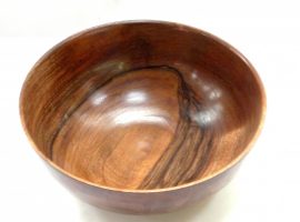 handmade wooden bowl English walnut