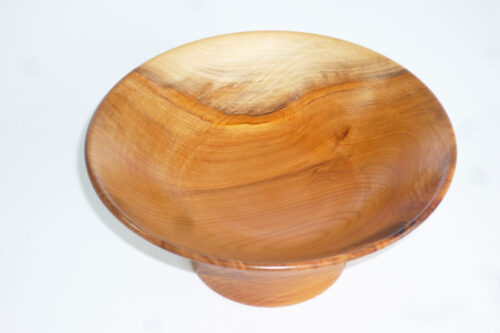 Handmade bowl in English Yew