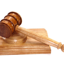 Handmade presentation gavel and block English Elm