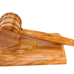 Handmade presentation gavel and block English Oak